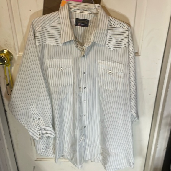 Chemise Western Homme Panhandle Pearl Snap, Manches Longues, Taille S, Neuve Sans étiquette